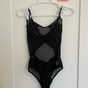 Black Lace Bodysuit